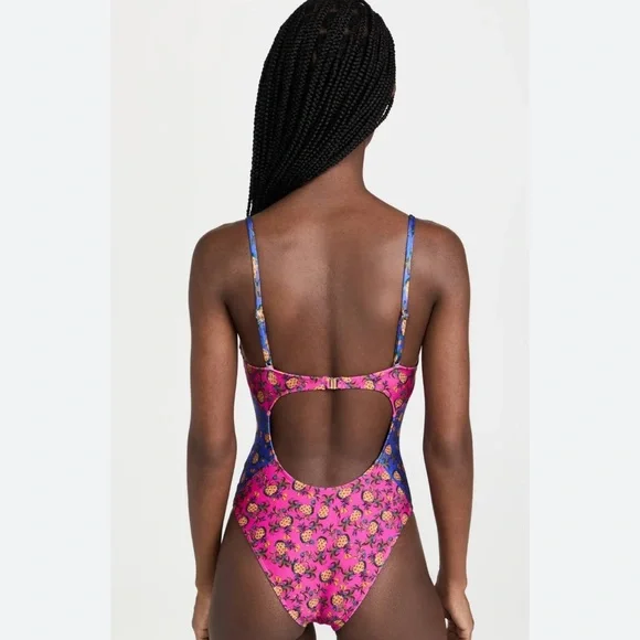 FARM Rio Fruit Dots One Piece Swimsuit, size small - Picture 4 of 12